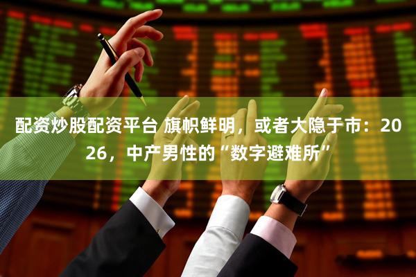配资炒股配资平台 旗帜鲜明，或者大隐于市：2026，中产男性的“数字避难所”